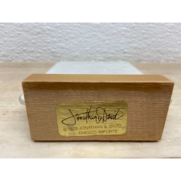 Vtg 1979 Enesco Precious Moments Thou Art Mine Tile & Stand - Picture 3 of 5